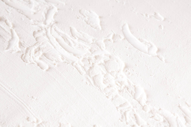 White wall with plaster pattern background - Foto, imagen