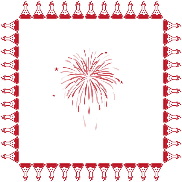 firework web icon - Vector, Image