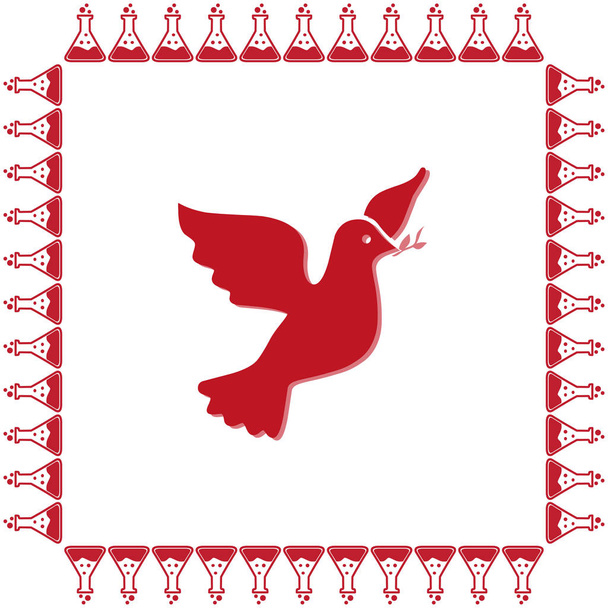 pigeon web icon - Vector, Image