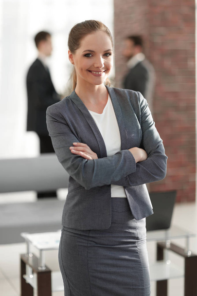 portrait of a woman employee of the company - Foto, Imagen