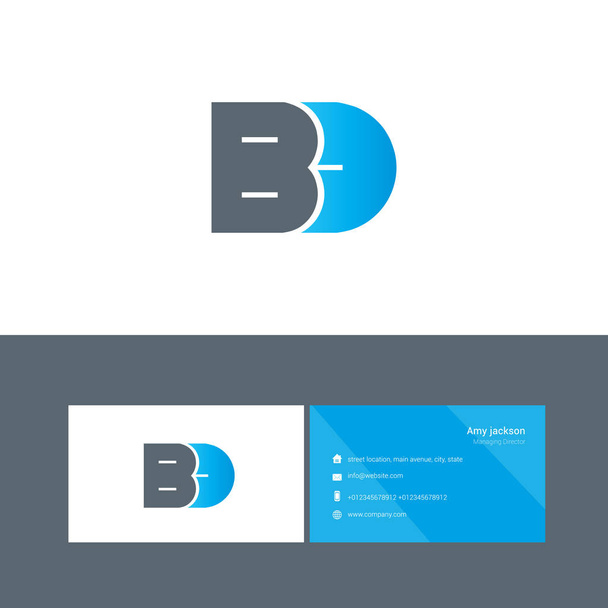 logo grassetto con lettere BD
 - Vettoriali, immagini