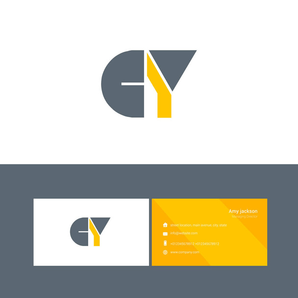 logo grassetto con lettere CY
 - Vettoriali, immagini