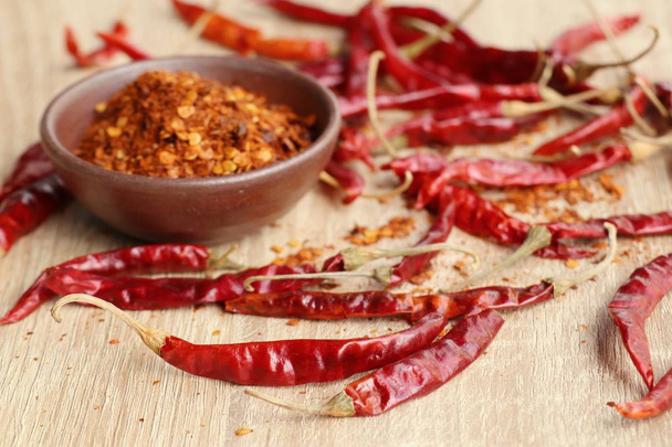 Cayenne pepper with dried - Photo, Image