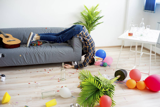Hangover after a party - Photo, Image