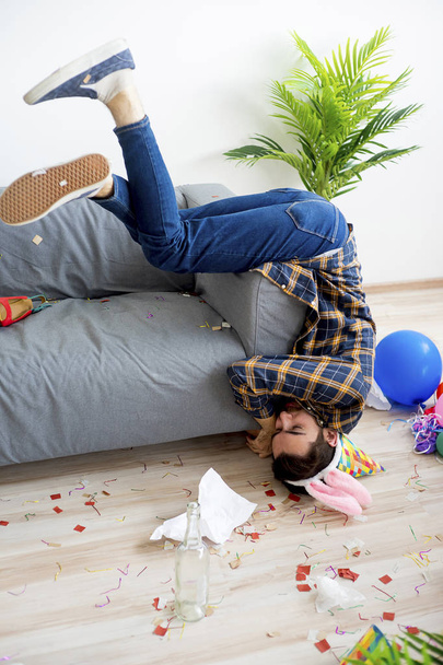 Hangover after a party - 写真・画像