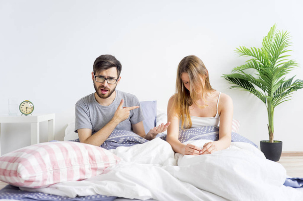 Couple is overslept - Фото, изображение