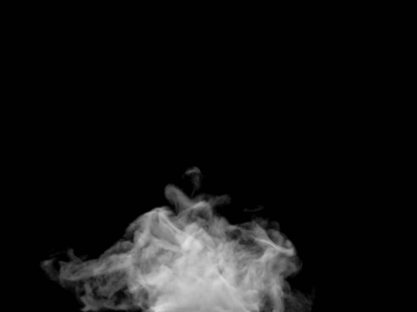 χαοτική επίδραση καπνού αυξάνεται κάτω κορυφή - Φωτογραφία, εικόνα