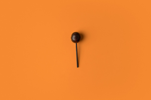black halloween lollipops - Foto, afbeelding