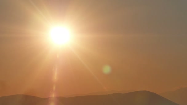 Zeitraffer bei Sonnenuntergang 4k - Filmmaterial, Video