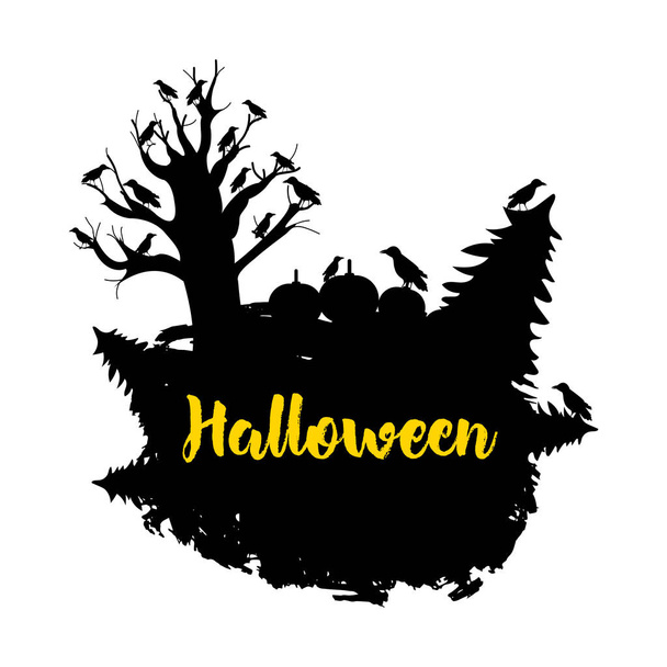 Kreativer Hintergrund zu Halloween - Vektor, Bild