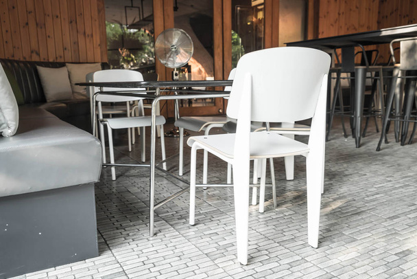 empty chair in restaurant - Фото, изображение