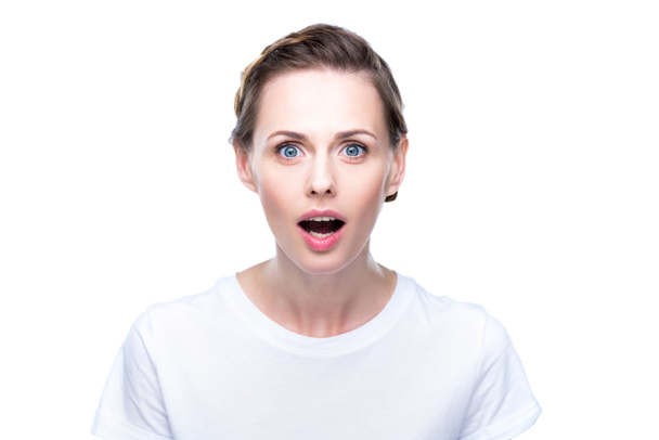 attractive shocked woman  - Photo, Image