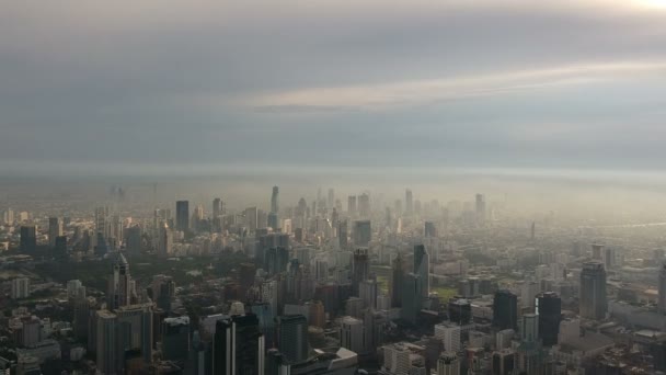 Luchtfoto van Bangkok stad - Video