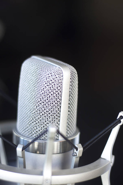 Studio recording voice microphone - Фото, изображение