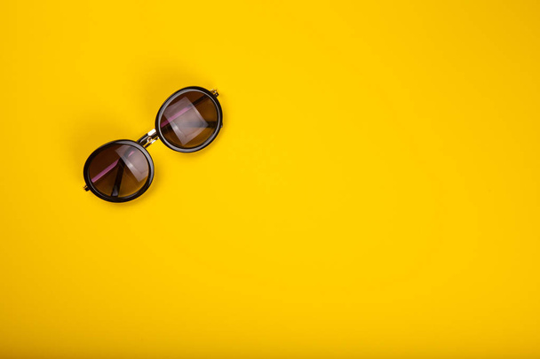 Stylish sunglasses on  background - Фото, изображение
