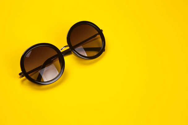 Stylish sunglasses on  background - Foto, Imagem