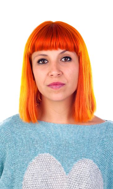 red haired young woman - Photo, image