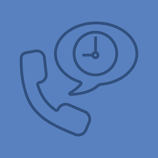 ícone de sinal de conversa telefone
 - Vetor, Imagem