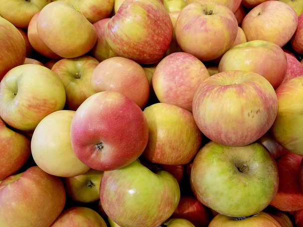Sammlung reifer Äpfel - Foto, Bild