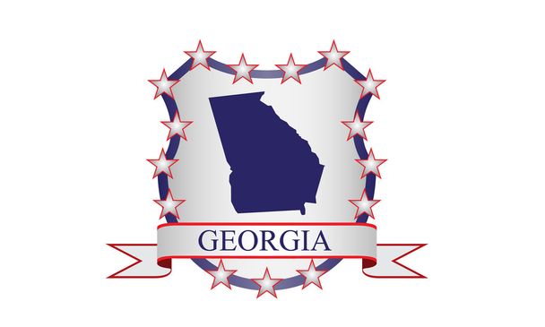 Герб Джорджии
 - Вектор,изображение