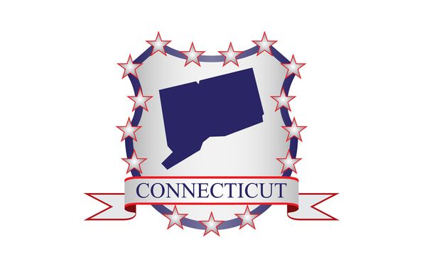 Connecticut crest - Vector, Image