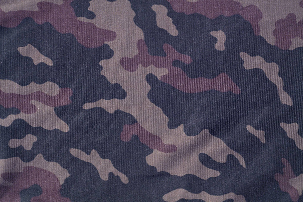Textil Camouflage einheitliche Farbe Hintergrund Muster.  - Foto, Bild