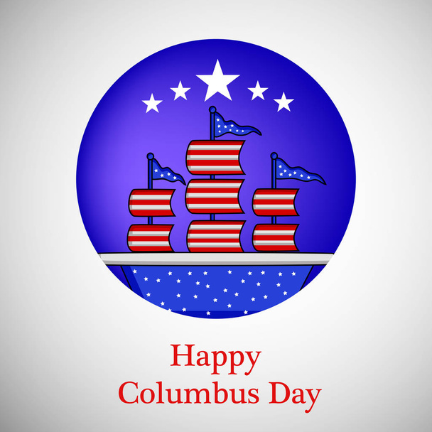 illustration de Columbus Day Contexte
 - Vecteur, image