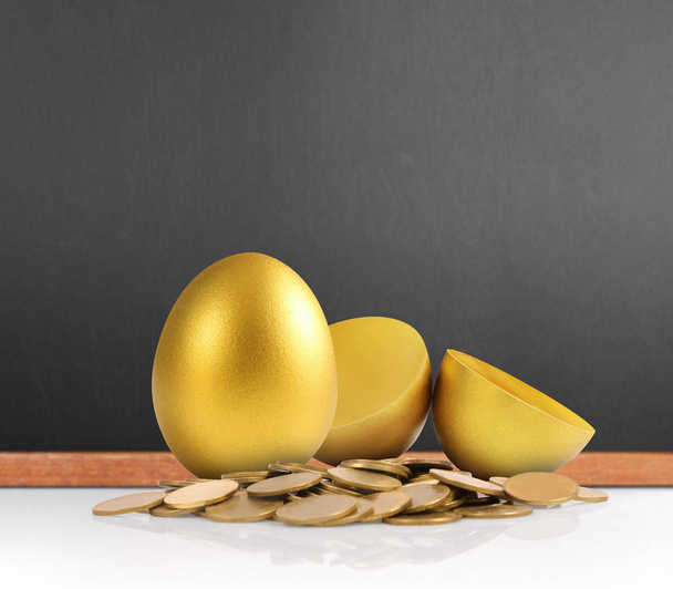 Инвестиционная концепция золотых яиц - Фото, изображение