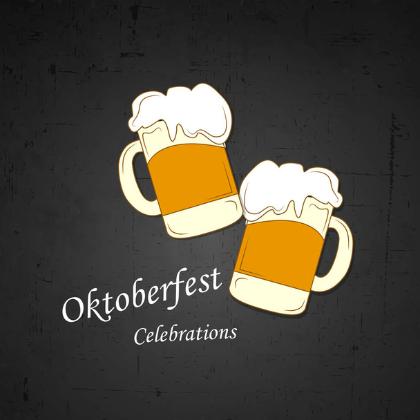 illustration of Folk festival Oktoberfest background - Vector, Image