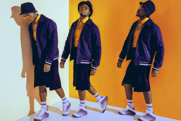 uomo afro-americano alla moda
 - Foto, immagini