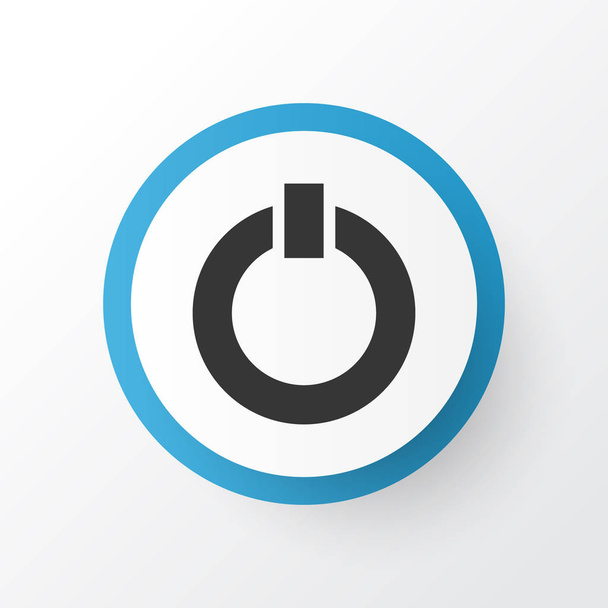 Start Icon Symbol. Premium Quality Isolated Power Element In Trendy Style. - Vector, Image