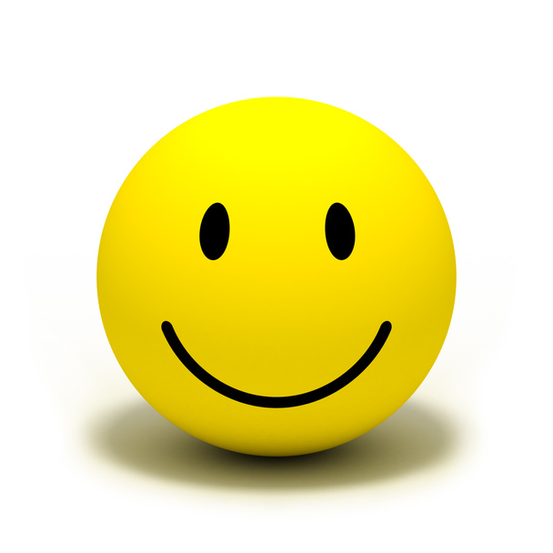 Smiley face on ball - Foto, Imagen