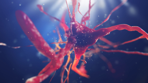 3d illustration of neural cell - Photo, Image