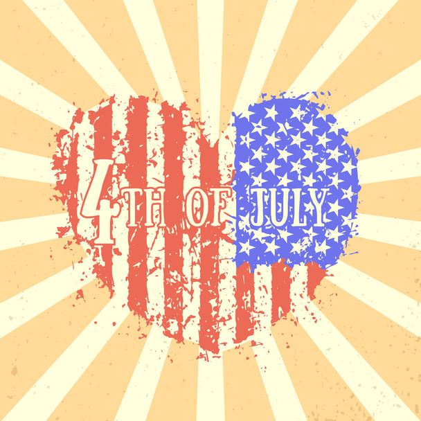 4th of july, Independence Day in USA - Vector, Imagen