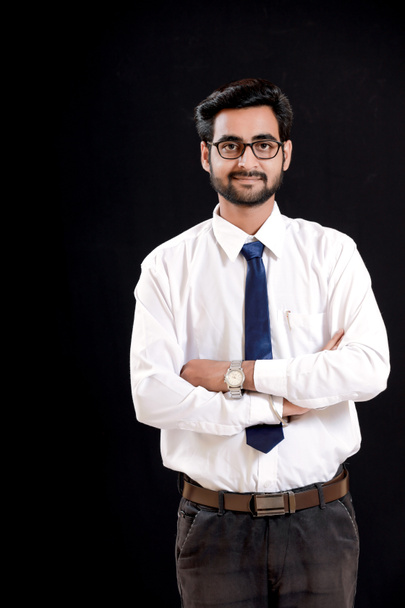 Indiai fiatalember a szemüveg - Fotó, kép