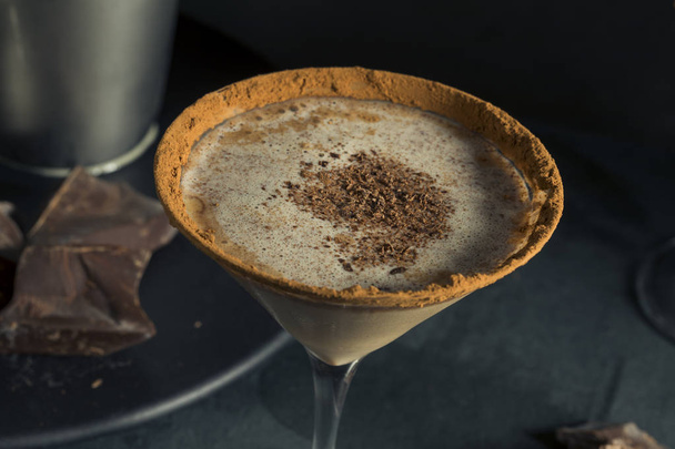 Boozy Chocolate Dessert Martini - Valokuva, kuva