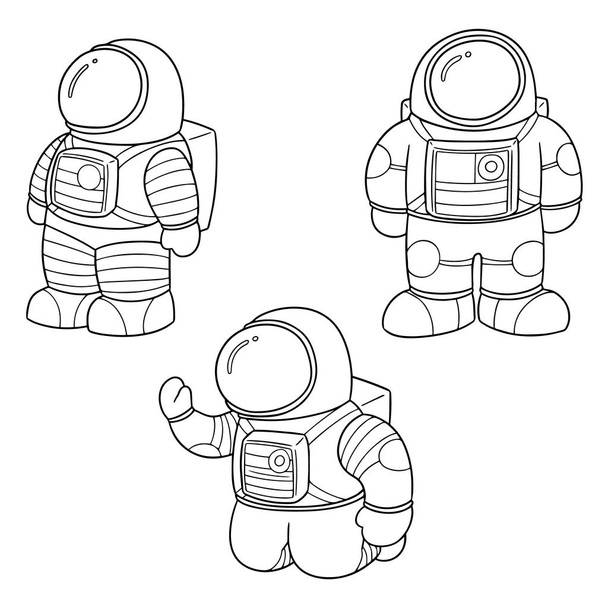 vector conjunto de astronautas
 - Vector, imagen