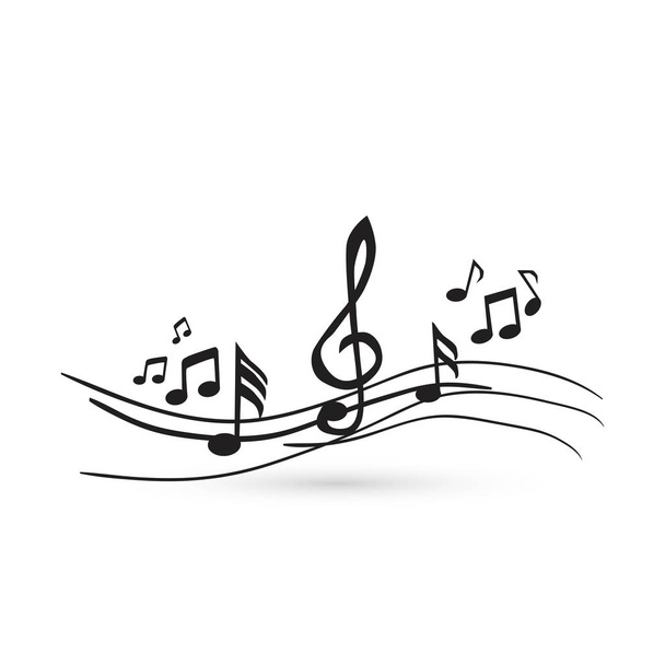 design of music icon - Vektori, kuva