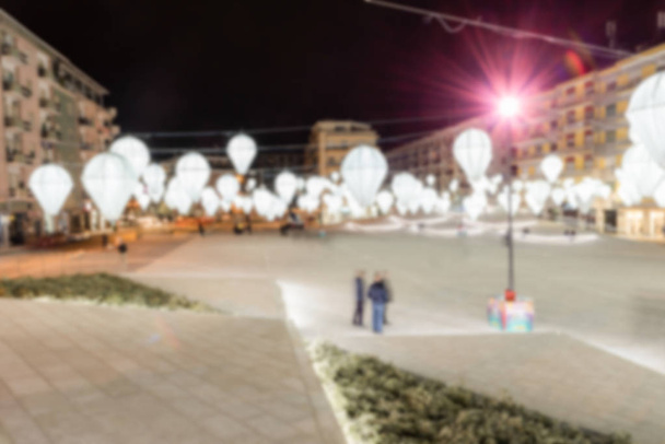 広場 Bilotti、コゼンツァ, イタリアの多重の背景 - 写真・画像