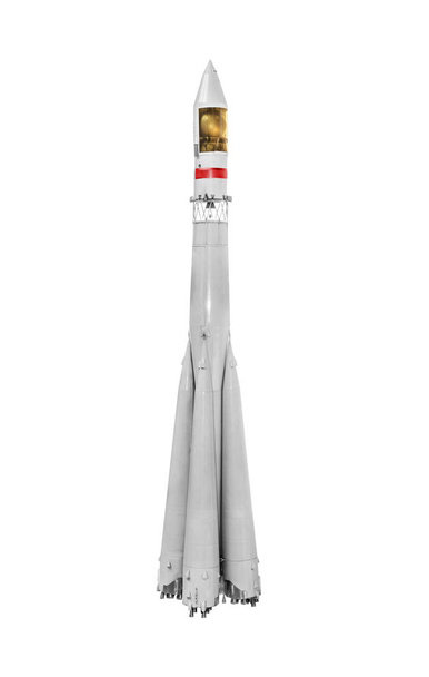 космическая ракета на белом фоне. - Фото, изображение
