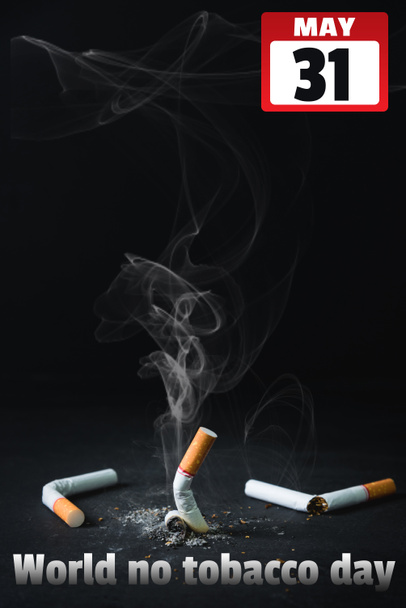Концепція світ не день боротьби з тютюнопалінням - Фото, зображення