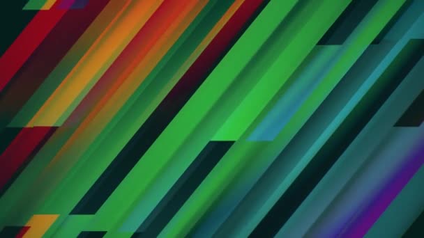 abstract soft rainbow color moving vertical block red green blue background New quality universal motion dynamic animated colorful joyful dance music video footage - Footage, Video