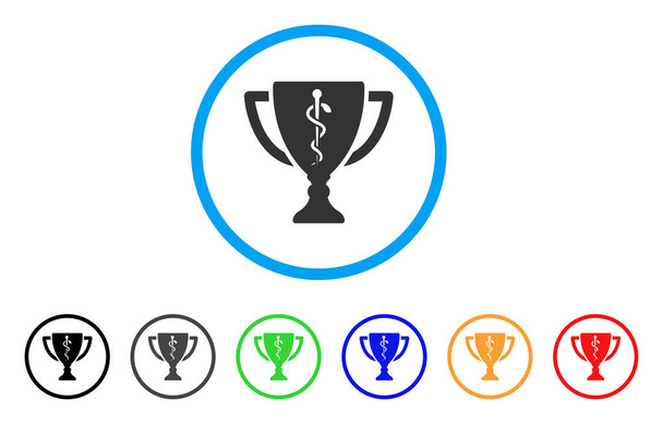 Medical Award Cup Rounded Icon - ベクター画像