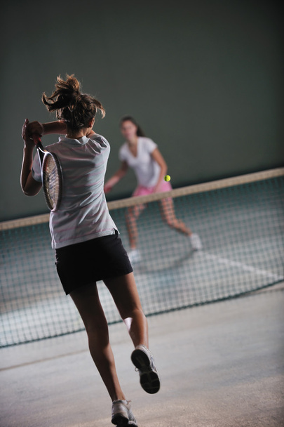 Tennis game, Two girls - Zdjęcie, obraz