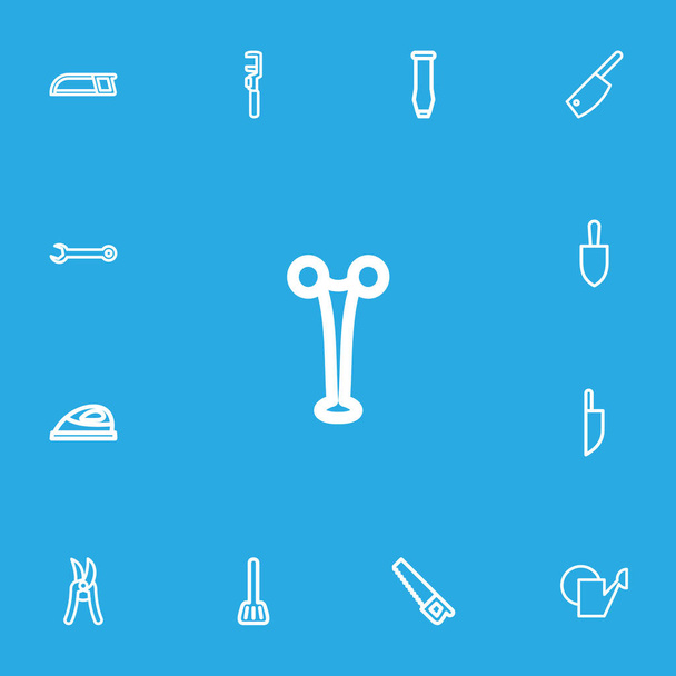 Set di 13 icone del contorno degli apparecchi modificabili. Include simboli come galleggiante, elettrodomestici, pinze e altro ancora. Può essere utilizzato per la progettazione web, mobile, UI e infografica
. - Vettoriali, immagini