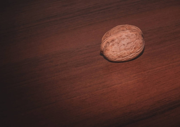 Walnuts. Vitamins for the brain. - Zdjęcie, obraz