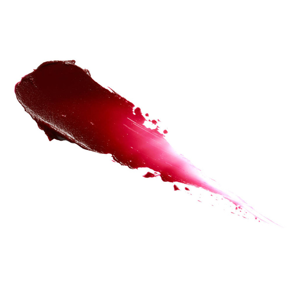Red Smudged lipstick - Photo, image