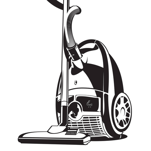  illustration of vacuum cleaner - Vektor, Bild
