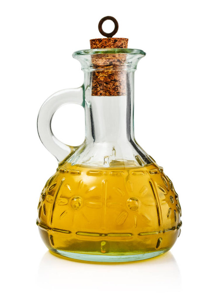 Olive oil in bottle - Zdjęcie, obraz