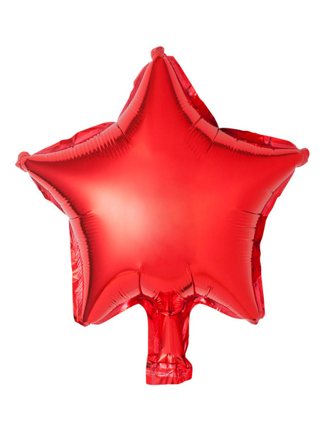 Czerwona gwiazda balon w kształcie - Zdjęcie, obraz